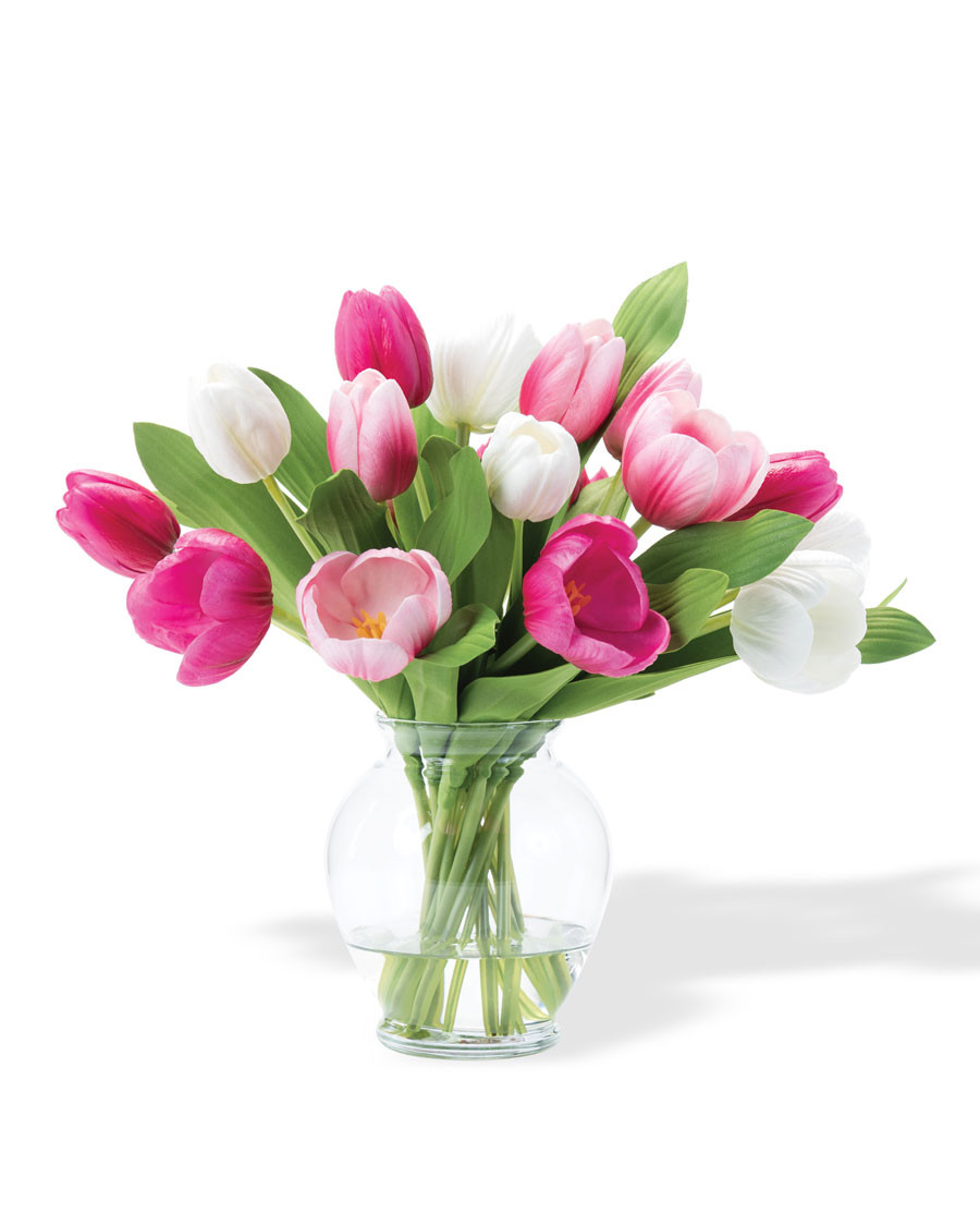 Mixed Soft Garden Tulip bouquet